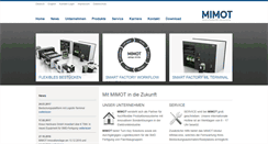 Desktop Screenshot of mimot.de