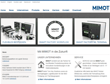 Tablet Screenshot of mimot.de